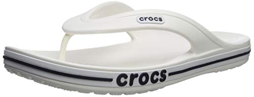 crocs bayaband white flip flops