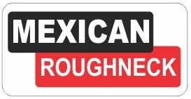 (3) Mexican Roughneck Mexico Funny Hard Hat / Helmet Stickers