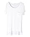 Shawhuaa Womens Modal Loose Short Sleeve Scoop Neck Pocket T-shirt Blouse