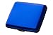 HONB Large Aluminum Wallet Credit Card Holder with RFID Protection (Blue)
