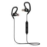 Acekool Bluetooth V4.1 Headphones,Wireless in-Ear Earbuds Sports Stereo Earphones with APT-X/Microphone Noise Cancelling IPX4 Water Resistant Secure Fit for Running Exercising Black