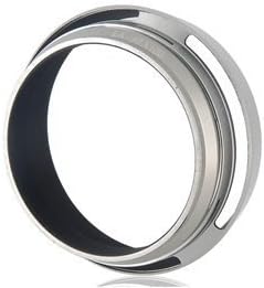 2-in-1 Metal Lens Shade &amp; Filter Adapter Ring for Fuji X100 Camera (Silver)