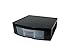 Tools-for-School Locker Organizer Removable Drawer Dividers Organizer - Adjustable Storage Drawers for Jewelry, Notebooks, Pens and Makeup - made from Strong ABS Plastic for Locker Drawer (Black)