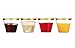 Gold Rimmed Plastic Cups, Clear Plastic Tumblers – Disposable Party, Wedding Plastic Cups, 9 oz - 50 Pack