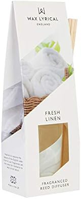 Wax Lyrical Fresh Linen 40ml Reed Diffuser - White, Eco-Friendly Formula view 7