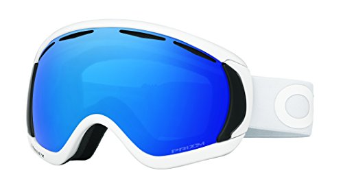 Oakley Men's Canopy Snow Goggles, Factory Pilot Whiteout, Prizm Sapphire Iridium, Large