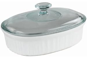 CorningW@re French White Baker, Stoneware Baker (1.5qrt)