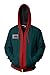 Newhui Adult Kids Miles Morales Spider-Verse Hoodie Jacket Cotton Cosplay Zip Up Coat Costume Green