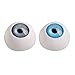 szzijia 8pcs 20mm Doll Eyeball Half Round Acrylic Eyes for DIY Reborn Baby Doll Bear