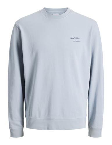 Jjearchive Graphic Sweat à col Rond Noos, Bleu céleste, M
