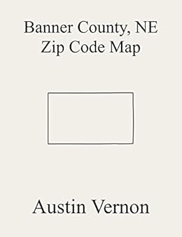 Amazon Com Banner County Nebraska Zip Code Map Includes Long