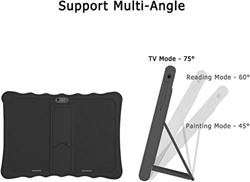 Tablet 10 Inch Android 9 with Silicone Case 3G Phone Tablets with 32GB Storage Dual Sim Card 5MP Camera, WiFi, Bluetooth, GPS, Quad Core, HD Touchscreen, Support 3G Phone Call