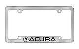 Acura Chrome Plated Bottom Engraved Metal License Plate Frame Holder