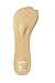 Pedag Lady Gel | Made in Germany | Ultra Thin Gel Insole for High Heels & Pumps | Metatarsal Pad | Heel Pad | Velour Top | Size Small, Fits US Women 5-7 / EU 35-37 | Tan | 1 Pair