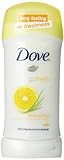 Dove go fresh Energizing Antiperspirant / Deodorant, Grapefruit & Lemongrass Scent,  2.6 Ounce Stick (Pack of 4)