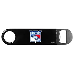 NHL Siskiyou Sports Fan Shop New York Rangers Long Neck Bottle Opener One Size Black