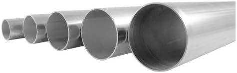 5" OD 304/304L Stainless Steel Tubing, Welded, 16 Gauge (.065) - 6' Length