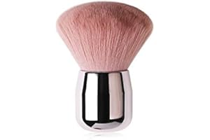 Tenmon Foundation Makeup Brush Travel Kabuki Brush Blush Brushes Move New Extensible Concealer Brushes Cosmetic Tool (Pink)