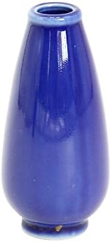 FUYUAN Small Size Glazed Ceramic Vases For Decor , Blue 543
