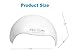 72W Rechargeable Nail Dryer-Lumcrissy 72W/36W Wireless Rechargeable Built-in Fan LED UV Lamp Nail Dryer Powerful Nail Gel Curing Drying Lamp Light for Both Hand Nail Tool Manicure/Pedicure(White)