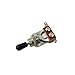 Musiclily Metric 3 Way Short Straight Guitar Toggle Switch Pickup Selector for Epiphone Les Paul LP Electric Guitar Replacement, Black Knob