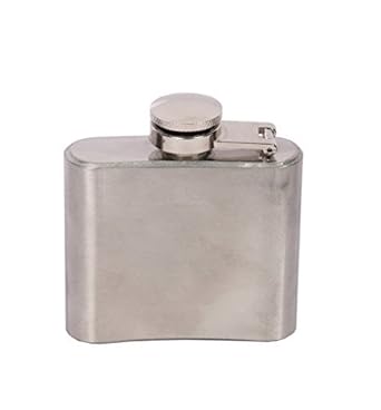 Premsons Stainless Steel Liquor Flask, Silver (8264)
