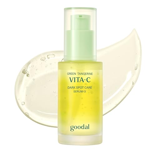 GOODAL Vitamin C Brightening Serum ALPHA | 5% Niacinamide & Exosome for Dark Spot Care | Gentle Daily Facial Serum for Radiant Glow Skin | Green Tangerine | Korean Skincare | 1.01 fl oz (30ml)