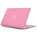 MacBook Air 11-inch Case, iXCC ® Smooth Finish Soft-Touch Plastic Hard Shell Case [2 in 1] with Keyboard Cover [Models: A1465 / A1370] - Pink