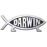 Darwin Fish Magnetic Car Emblem