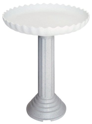 Farm Innovators Model PED-1 Heavy Duty Plastic Pedestal for Model HBC-120 Heated Birdbath