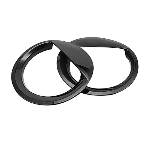 Bolaxin Black Angry Bird Style Bezels Front Light Headlight Trim Cover Abs For Jeep Patriot 2011-2015 Model (6275350274539)