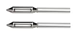 Rada Cutlery Deluxe Vegetable Peeler with Aluminum Handle, Pack of 2 - R141/2