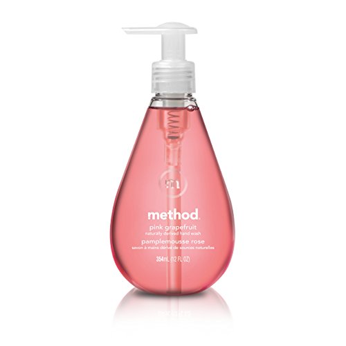 Method Gel Hand Soap, Pink Grapefruit, 12 Fl Oz (Pack of 6)