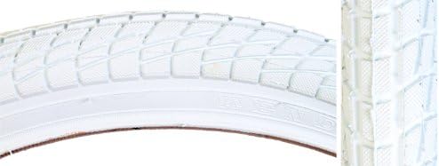 SUNLITE Freestyle BMX Kontact Tires, 20" x 1.95", White/White - Ebike