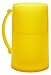 Double Wall Color Frosty Freezer Mugs, 14oz, Set of Four, Assorted Colors (Red, Blue, Green, Yellow)
