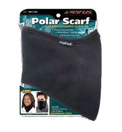 Seirus Innovation Unisex Polar Scarf, Black, Large/X-Large
