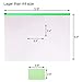 10 Pack Clear Plastic Poly Envelope Folder with Note Pads, Letter Size, 5 Color Zippers by V-story