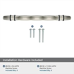 Amerock | Cabinet Pull | Polished Nickel/Black