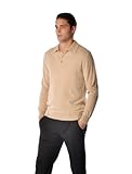 Men's Pure Cashmere Polo Sweater