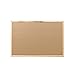 Office Works Cork Bulletin Board with Pinewood Frame, Versatile Wall Mount Cork Board, Ideal for Office, Classroom, and Home Use, Classic Beige, 12
