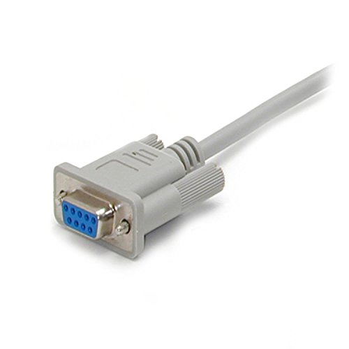 StarTech.com 10-Feet Cross Wired DB9 to DB25 Serial Null Modem Cable - F/M (SCNM925FM)