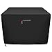 SheeChung Gas Fire Pit Cover Square - Premium Patio Outdoor Cover Durable 100% Waterproof,Fits 30 inch,31 inch,32 inch Fire Pit/Table Cover,Black (Square 32