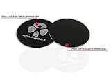 Balance 1 Core Slide Disc Set of 2 Gliding Discs for Carpet or Hardwood Floor