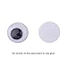 PandaHall Elite 600 Pieces 4-9mm Round Wiggle Googly Eyes Without Self-Adhesive for DIY Scrapbooking Crafts Toy Accessories Black