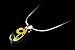 Sterling OVAL Necklace with a Real Natural Pressed Miniature SUNFLOWER (Symbol of Happiness and Light) in a TRANSPARENT Background with a 17.71 inches Sterling Silver Chain - Perfect GIFT -