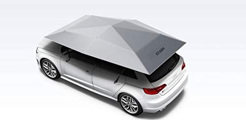 Car Umbrella Tent, Auto Sun Protection| 2 in 1 Canopy Cover, Fit All Vehicles , Foldable, Waterproof, Dustproof, Scratch & Weather Resistant| Wireless Remote Control, Easy to Install , Portable |9 Lb,