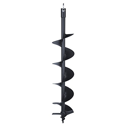 YesHom 6" Earth Auger Bit Fence Post Hole Digger Drill Bit for Gardening DIY Projects - Thumbnail 2
