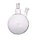Deschem 2000ml,24/40,2-Neck,Round Bottom Glass Flask,2L Reaction Vessel,Double Necks