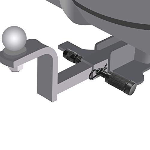 Coitak Trailer Hitch Lock Pin Set, 5/8" Black Tow Hitch Receiver Lock