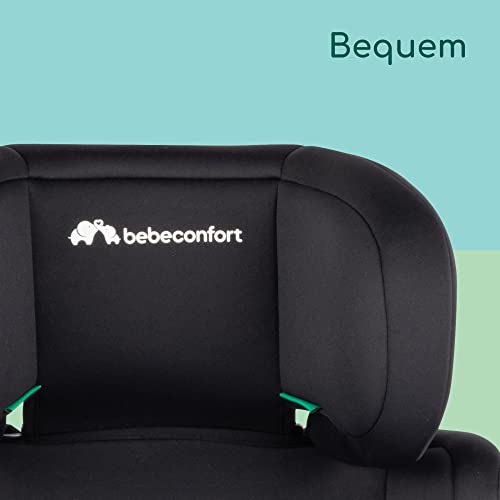 RoadFix i-Size, Kindersitzerhöhung mit Rückenlehne, 3,5–12 Jahre (100–150 cm), Isofix Kindersitz, Klappbar, Leicht (4,4 kg), 14 Kopfstützenpositionen, Gepolsterter Sitz, Black Mist
